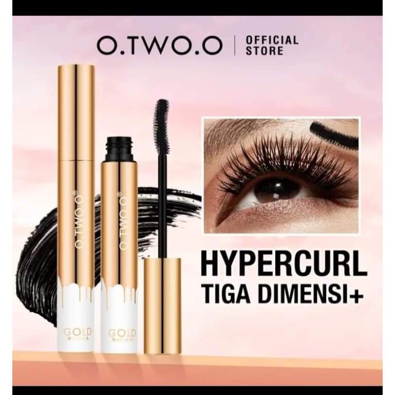 READY Maskara OtwoO Lash Bold Gold Mata lentik dan lebat