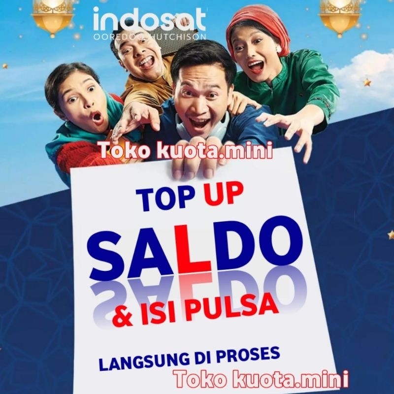 

Top Up Saldo atau Isi Saldo ISI PULSA INDOSAT dan TOP UP SALDO [LANGSUNG MASUK].