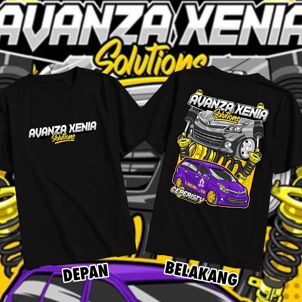 3bee.store - Kaos TOYOTA AVANZA JAPAN SERIES V2 Koas Mobil Kaos otomotif Baju Kaos Distro pria wanit