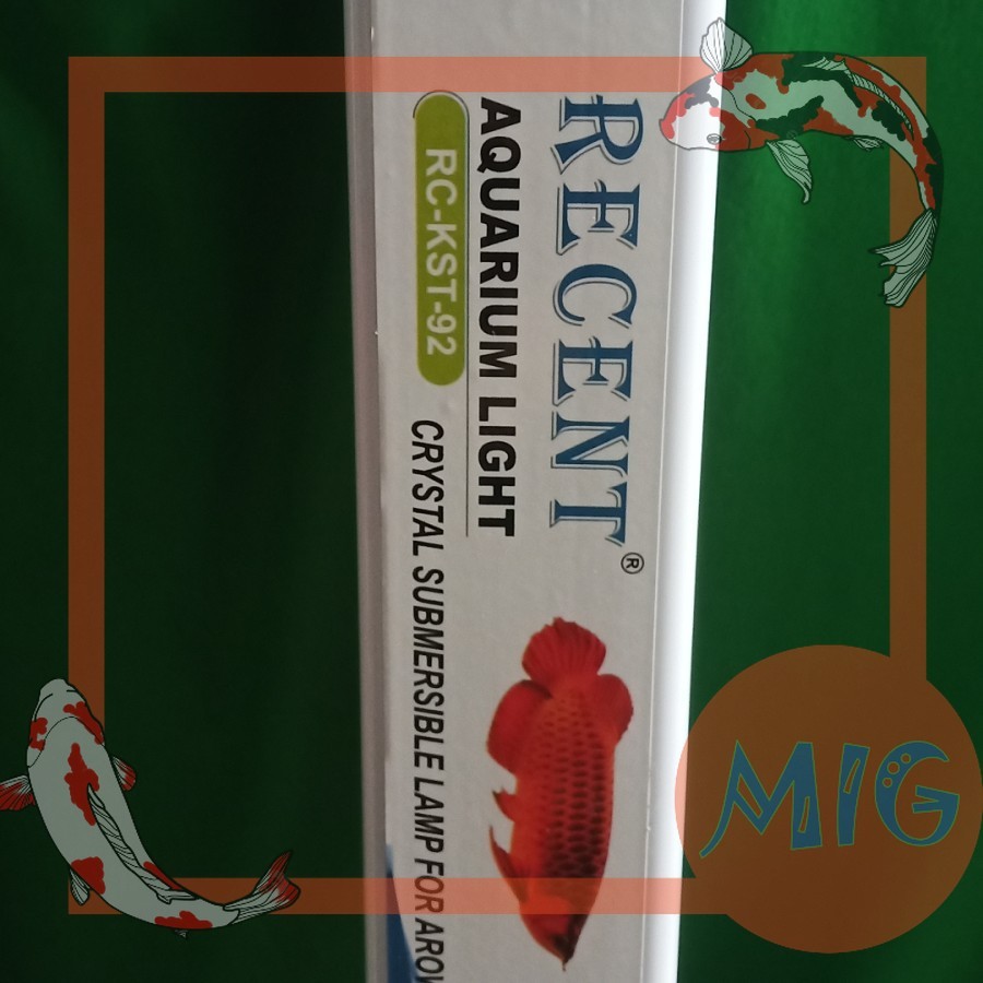 aquarium lampu celup tanning arwana RECENT RC KST 92 4 MODE expedisi