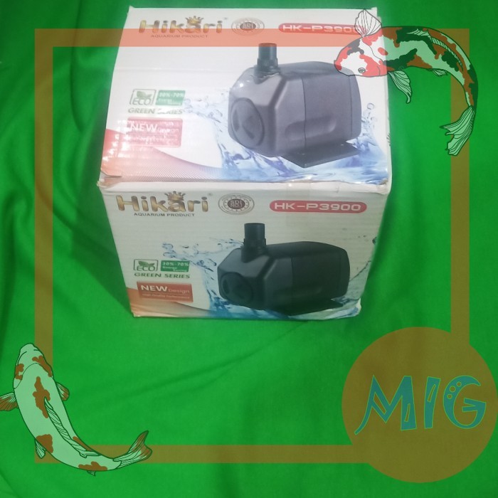 aquarium kolam ikan hidroponik pompa celup water pump HIKARI HK P 3900