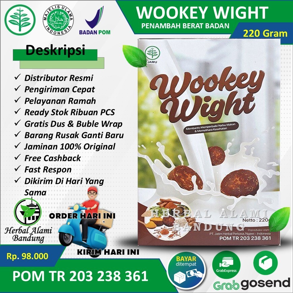Wookey Weight Original Susu Penggemuk  Wookey Wight Susu Penambah Berat Badan