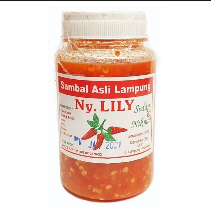 

New[Promo] Sambal Asli Lampung Ny. Lili