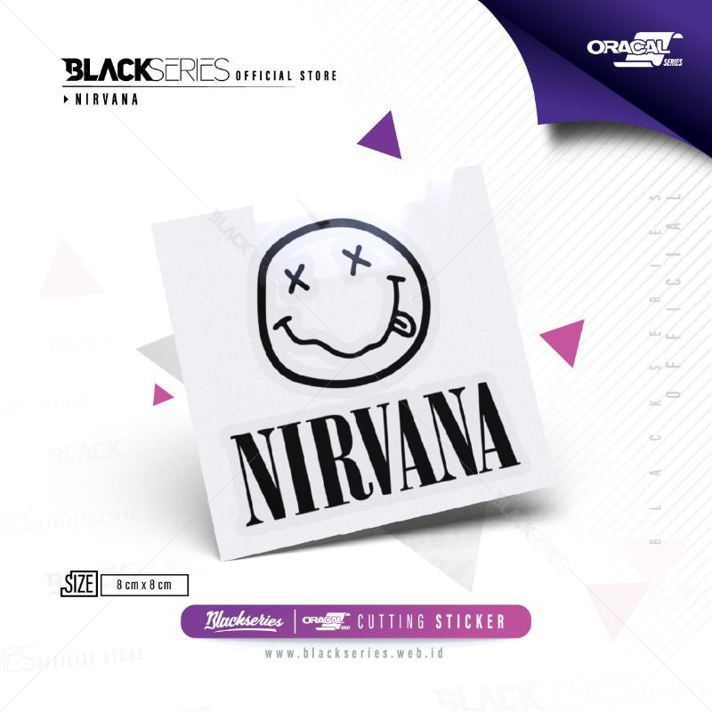 

Stiker Nirvana | Cutting Sticker Musik Nirvana