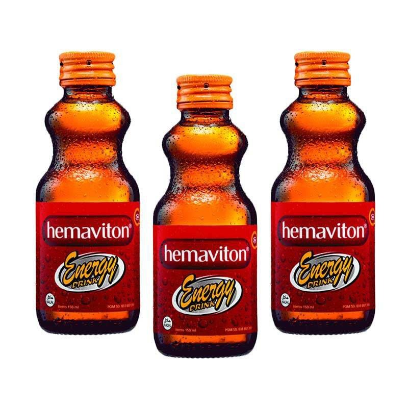 

Hemaviton Energy Drink Botol 150 ml isi 1 pcs pusat grosir