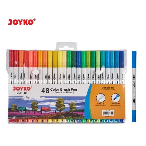 

Color Brush Pen Pena Kuas Warna Joyko Clp-40 48 Warna Color