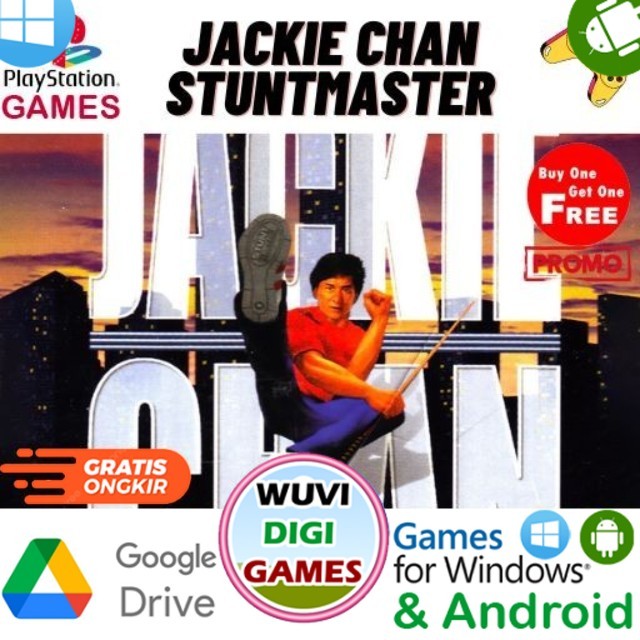 Jual Game PC Jackie Chan Stuntmaster PS1 | Bisa Main di Android atau PC | Beli 1 dapat 2 - WuviDigiG