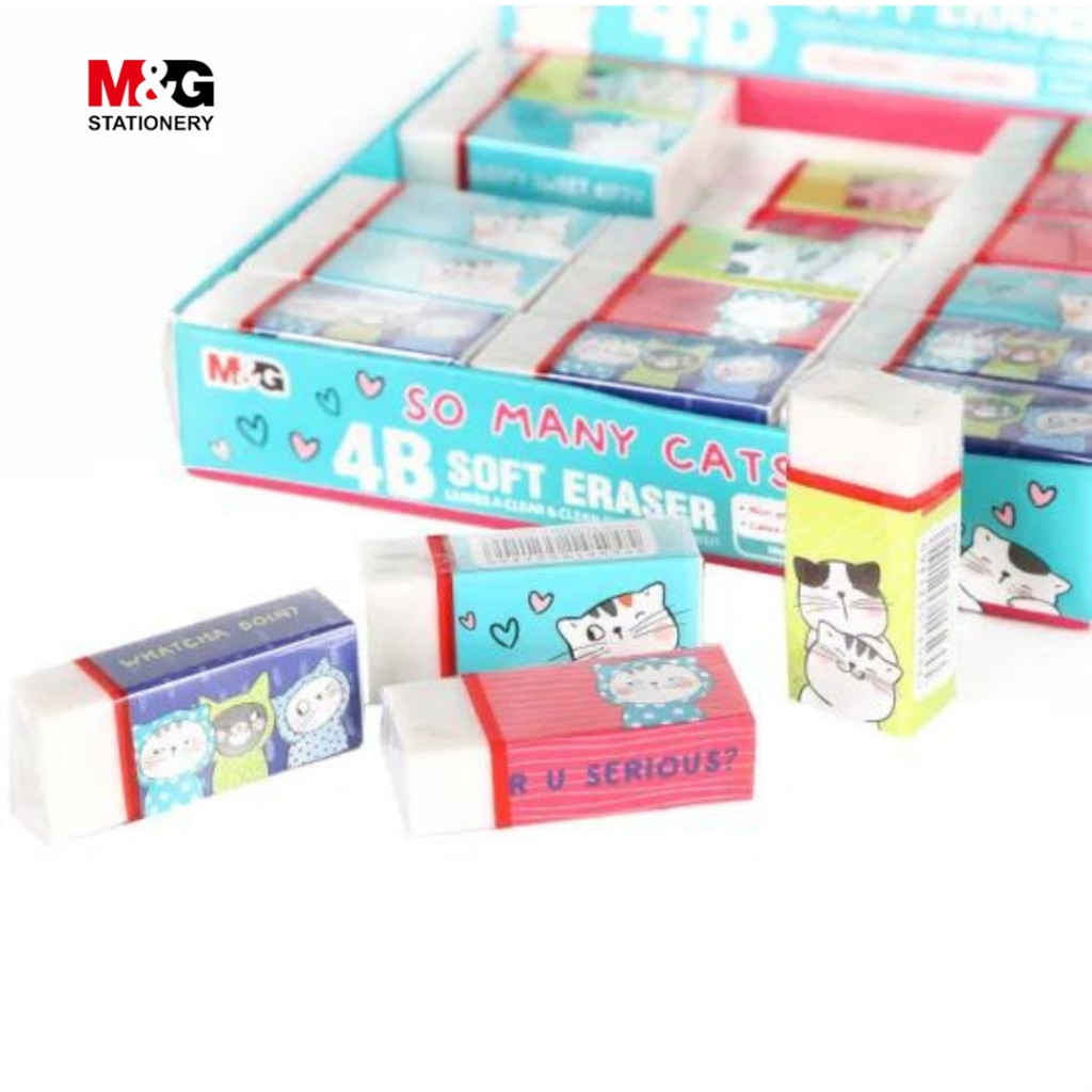 

Penghapus M&G So Many Cats Soft Eraser Lembut 4B Motif Kucing Lucu #AXP963J1 SHESB