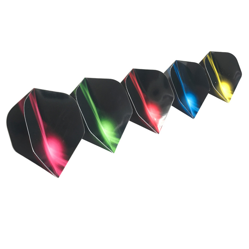 New Darts Flight 15Pcs/5set Professional 2D Dart Flight Color Aurora Tail Dart Accessories Wholesale