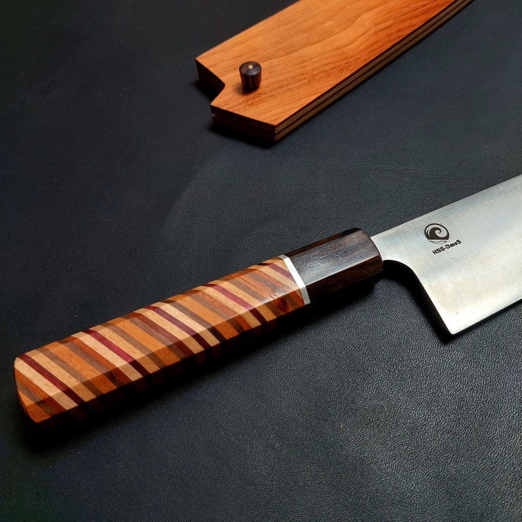 Pisau Dapur Bunka HSS Dmo5 Special Handle 63 HRC