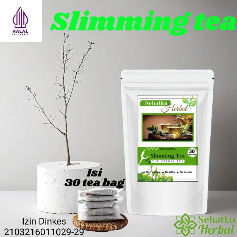 

SEHATKUHERBAL Slimming Tea Isi 30 Kantong Teh (Teh Pelangsing Herbal Alami)/Produk Penurun Berat Badan/Teh Diet /Teh Pengurus Badan