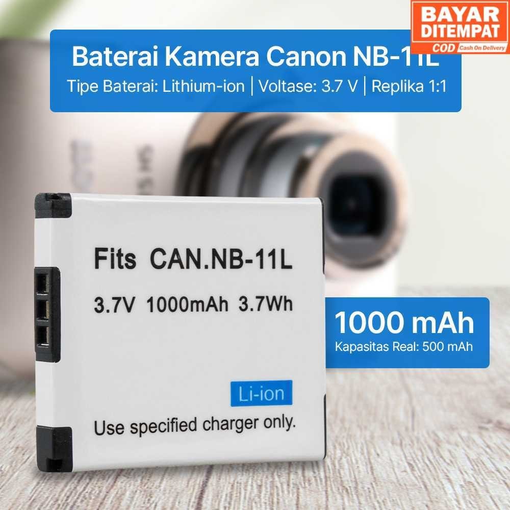 ( COD HNstore20 ) Baterai Kamera Canon NB-11L 1000mAh (Replika 1:1)