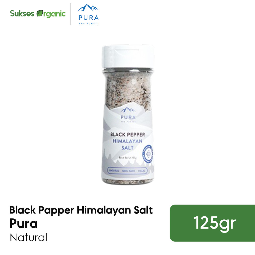 

PURA Himalayan Salt Black Pepper 125gr