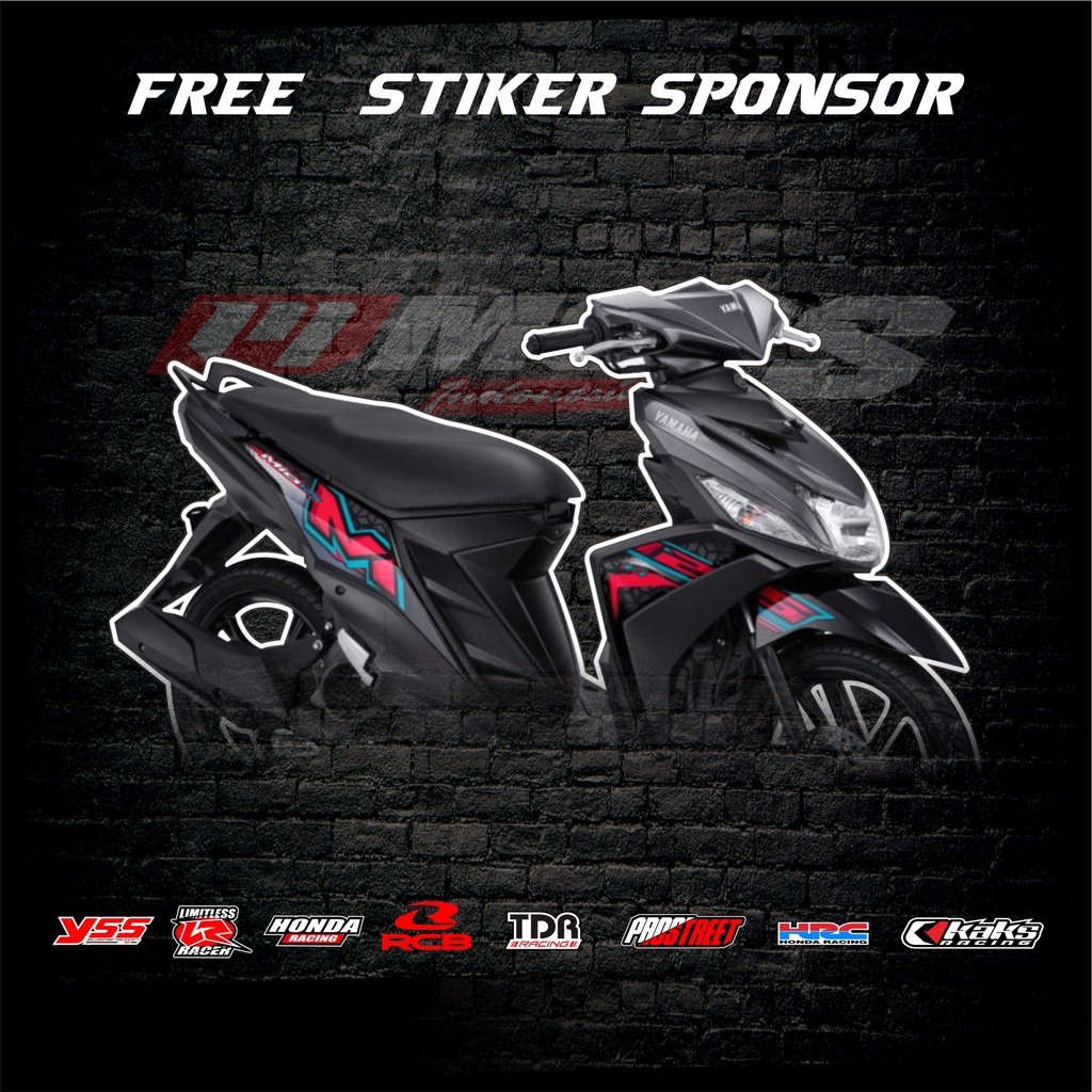 STIKER STANDAR TERBARU MIO M3 125 / MIO Z / MIO 125