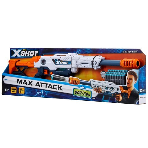 Toys Kingdom Mainan Anak Xshot Gun Excel Max Attack 10 Dart 1 Clip