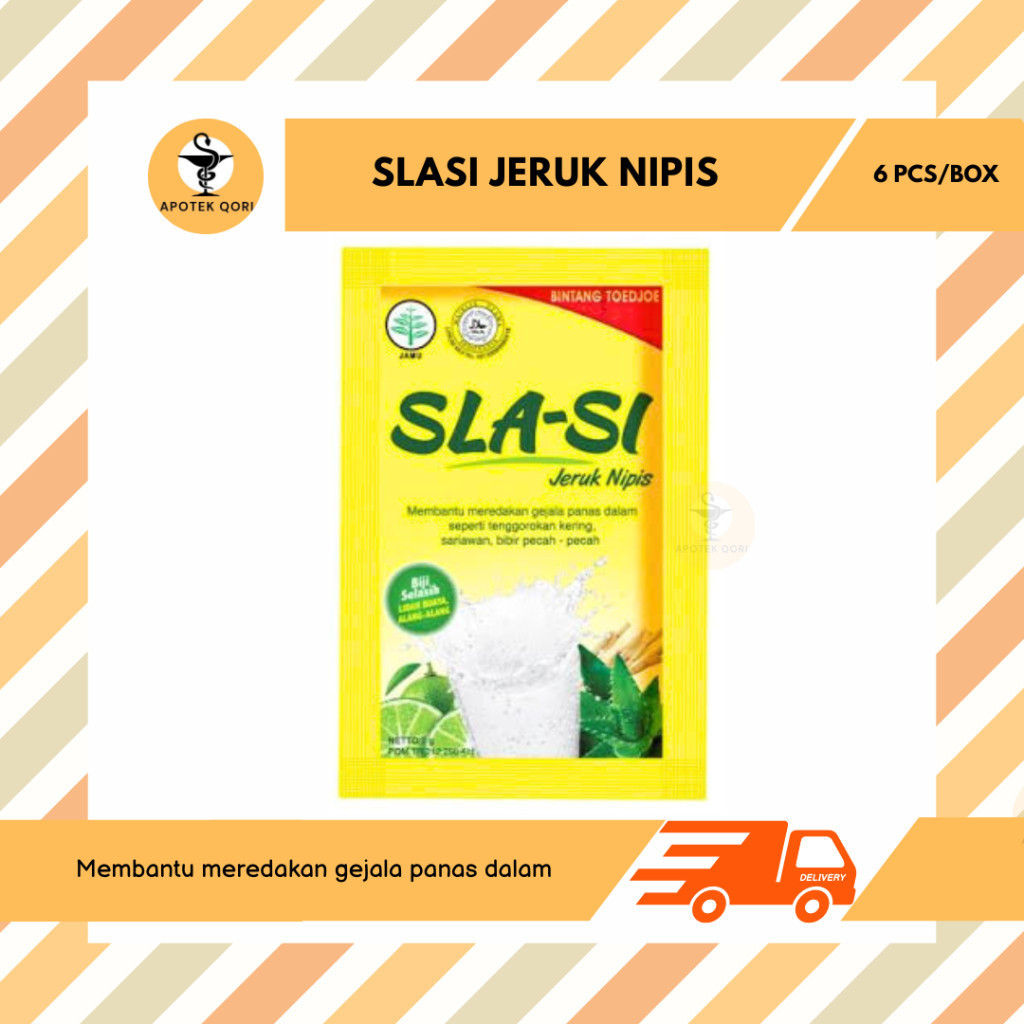 

SLASI JERUK NIPIS/SLA-SI BINTANG TOEDJOE SACHET/MEREDAKAN PANAS DALAM