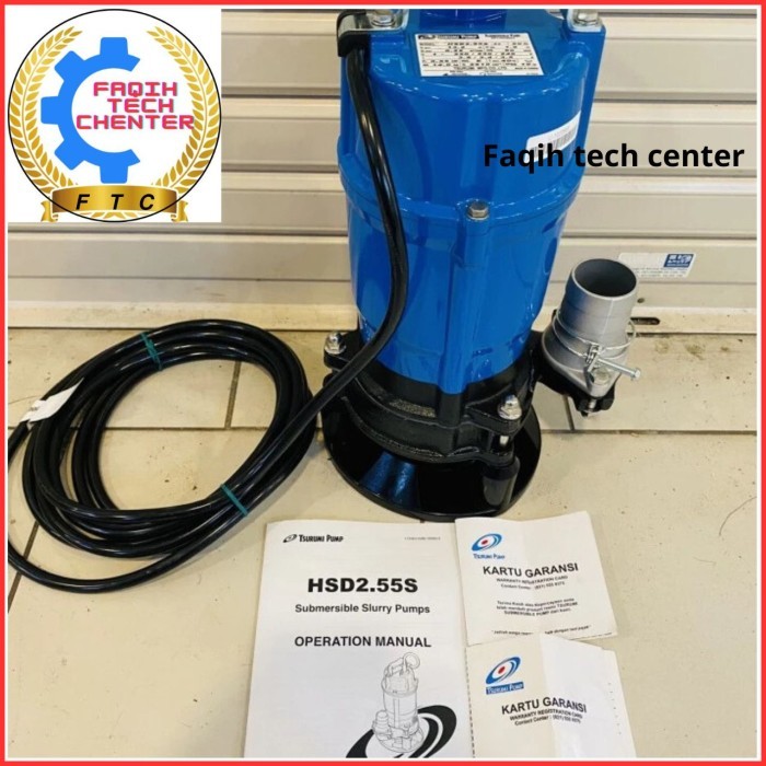 Pompa Celup Tsurumi HSD 2.55 S Pompa Celup Agitator Air Kotor Tsurumi