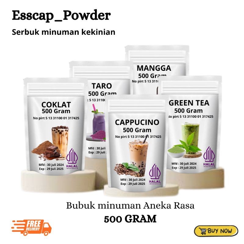 

Ready Bubuk Minuman Aneka Rasa 500g – Praktis & Segar, Minuman Instan