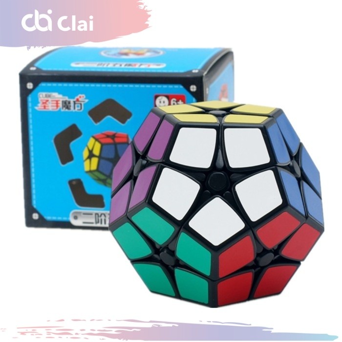 CLAI Puzzle Rubik Shengshou 2x2 Kilominx MEGAMINX segi5 Cubik Asah otak IQ