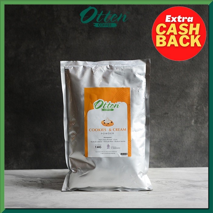 

Otten - Cookies & Cream Powder 1 Kg - Minuman Bubuk