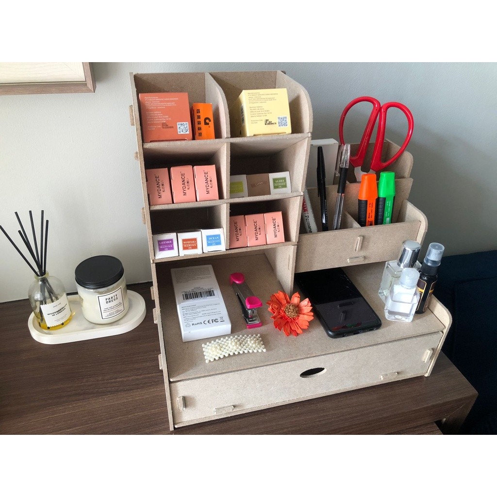 

Desktop Pen Holder Pencil Storage Box Organizer Kotak Pensil Tabung Pena 1006