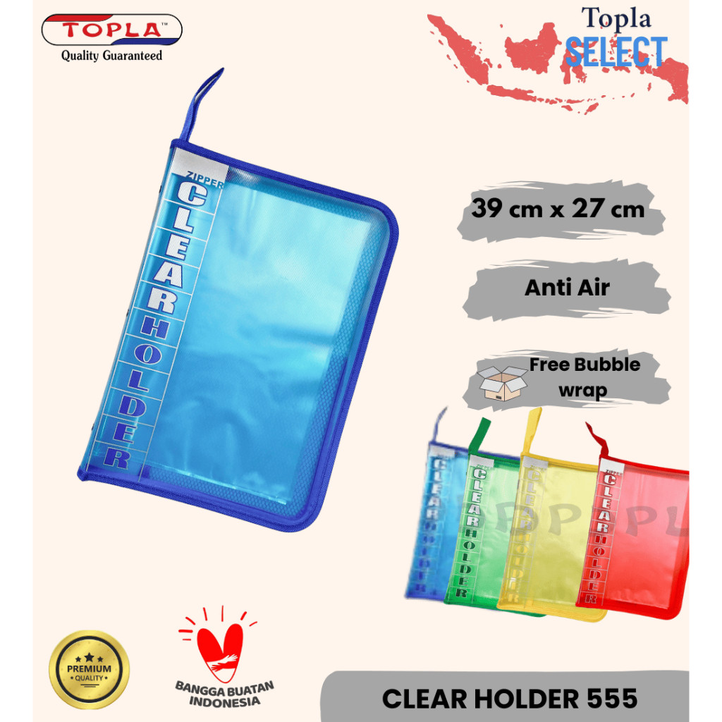 

Clear Holder 555 Document Keeper Topla F4 Folio 10 /20 /40 / 60 PocketsCO