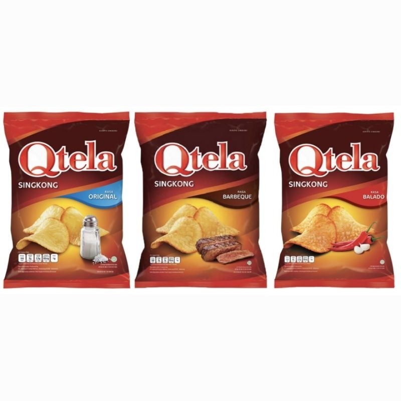 

Qtela Keripik Singkong Snack Makanan Ringan 175 g