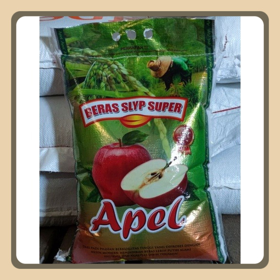 

BERAS 5KG PREMIUM CAP APEL / BERAS SLYP SUPER 5 KG CAP APEL / BERAS WANGI PULEN KHAS MALANG