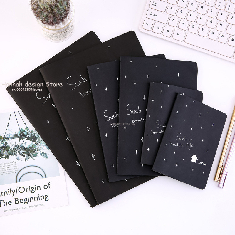 

Milky Way Black Line Graffiti Sketch Notebook 16K 32K 56K Child Student Painting Notebook School Office Stationery