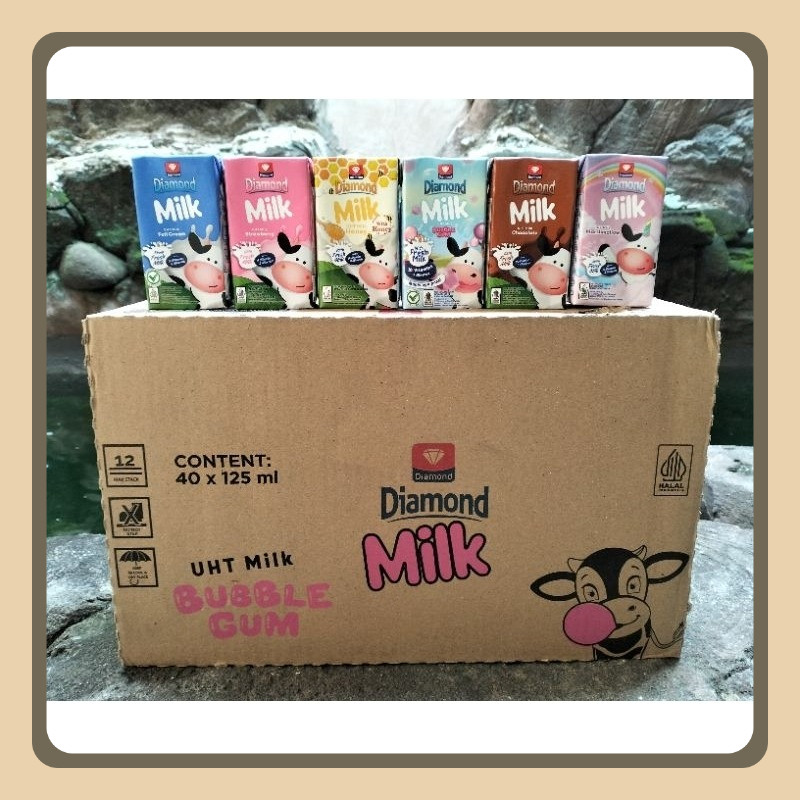

Susu UHT Diamond 125ml (Karton Isi 40) Ed Nov.2025