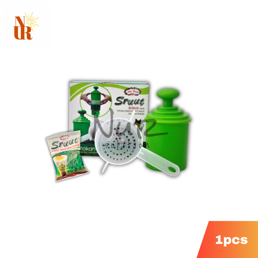 

Mr. Food Cetakan & Tepung Dawet Pandan 100gr (Bundling)