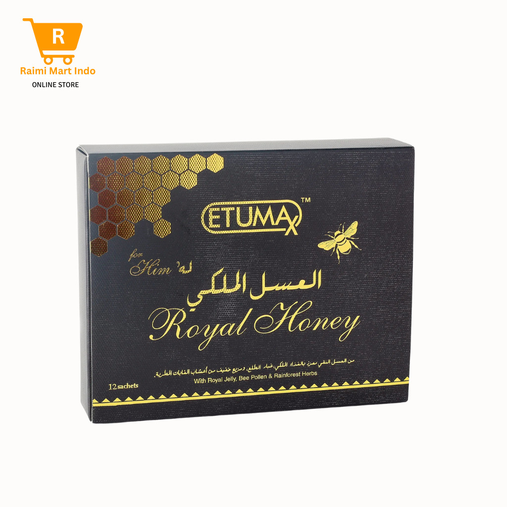 

Etumax Royal Honey Malaysian Honey one box with 12 & 24 Sachets