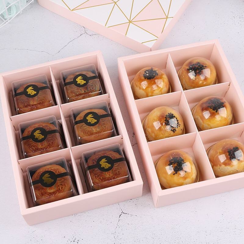 

[Isi 50pcs] Cup Mooncake/ Mika Kue Mooncake/ Box Mooncake bening/ Mika Transparant