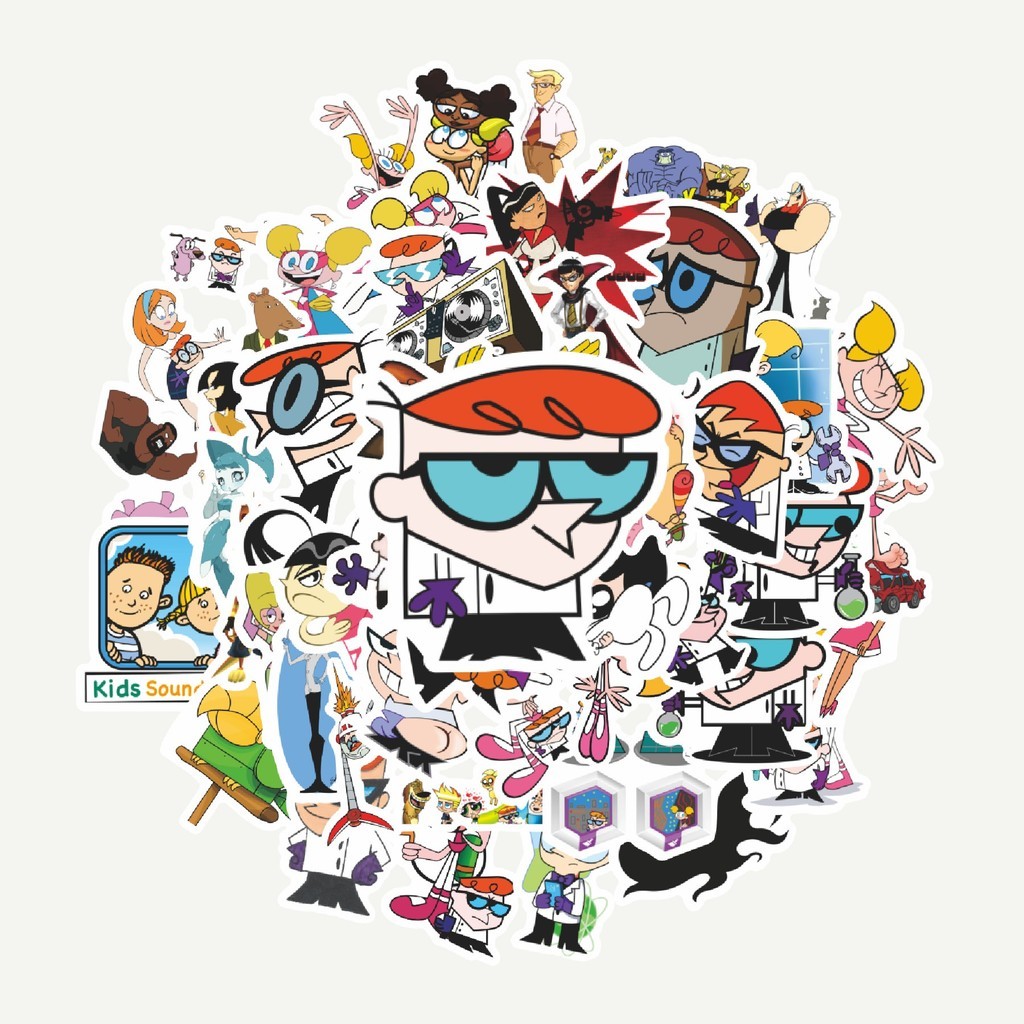 

Sticker Pack Sticker Dexter's Laboratory Sticker | Sticker TUMBLR | Stiker LAPTOP KOPER HELM