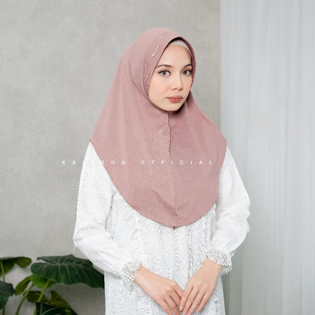 KERUDUNG BERGO Hijab Bergo Hamidah Size M Farida Kerudung Instan Label Besi Jilbab Sport Daily By Ka