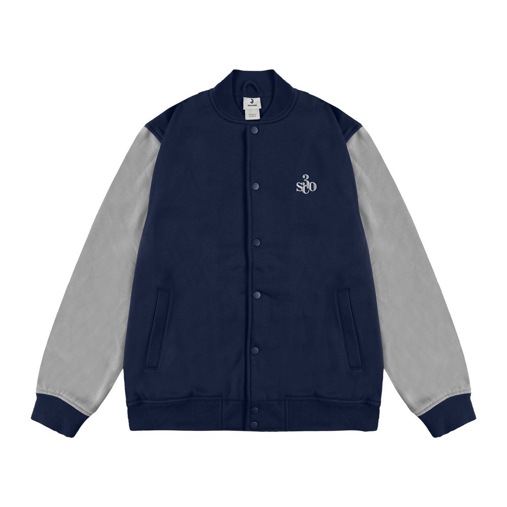 3Second Jaket Varsity Pria Regular Fit Katun Polyester Rocky HP-C060525