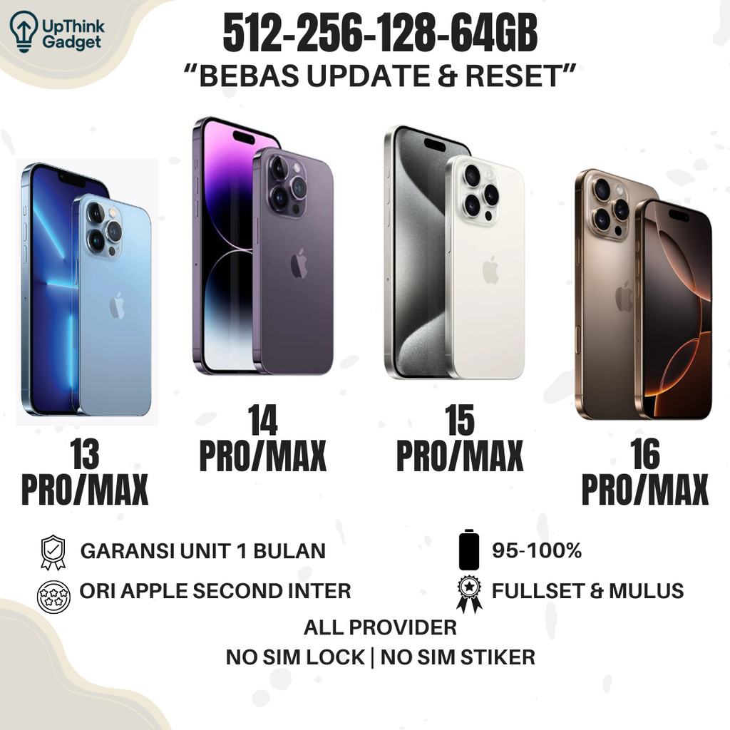 iphone normal 16 15 14 13 pro max - xr & xsmax second minus ganti housing 256gb 128gb 64gb original