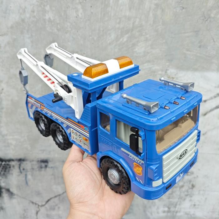 AKO,,, Mainan Mobil Police Tow Truck Original Daesung Korea 2ND