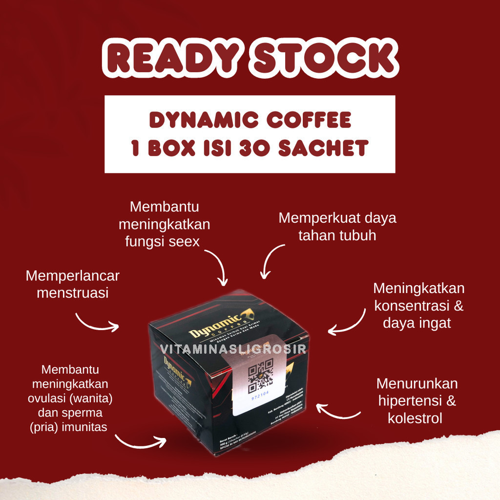 

READY KOPI DYNAMIC Coffee isi 10 sachet original | kopi dinamik