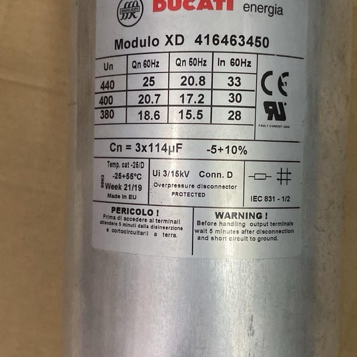 Kapasitor bank Ducati 25 Kvar 440V
