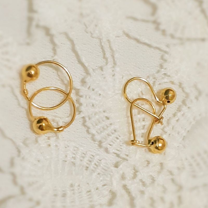 COD Anting Bayi Anak dan Remaja Emas Muda 1/4 Gram dan 1/2 Gram