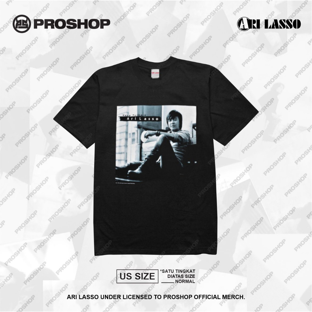 (COD) Proshop | Yang Terbaik | Ari Lasso | Tshirt | Kaos Pria | Hitam