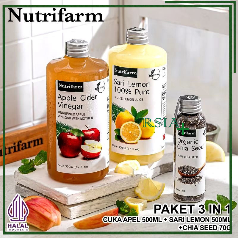 

PAKET DETOX SARI LEMON CUKA APEL CHIA RSIA