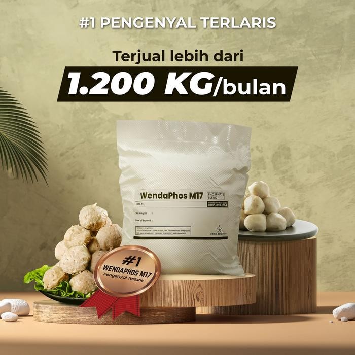 

Wendaphos M17 Phospate Pengenyal Bakso / Sosis / Nugget ( bukan STPP ) - 800 gram