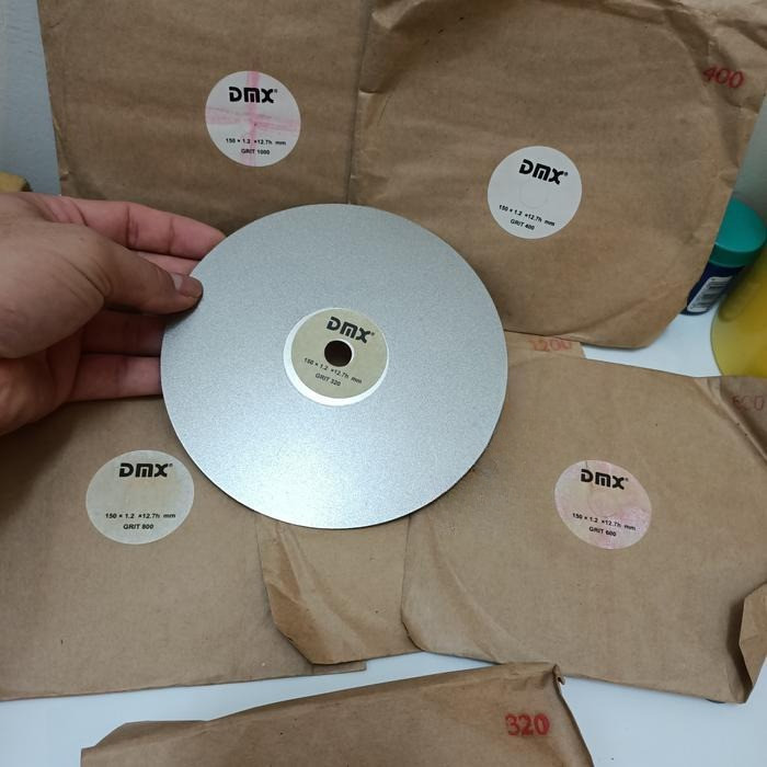 dmx asah batu akik 6" #600 / diamond wheel asah batu dmx grit 600 -TSA