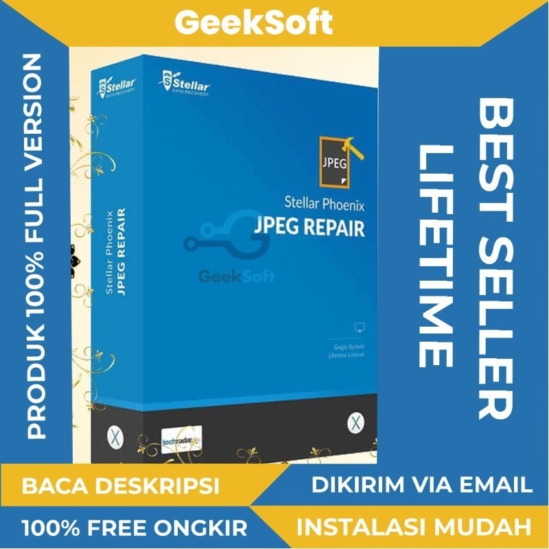 [LIFETIME] Stellar Phoenix JPEG Repair V5 - GARANSI AKTIVASI - Alat perbaikan gambar JPEG yang rusak