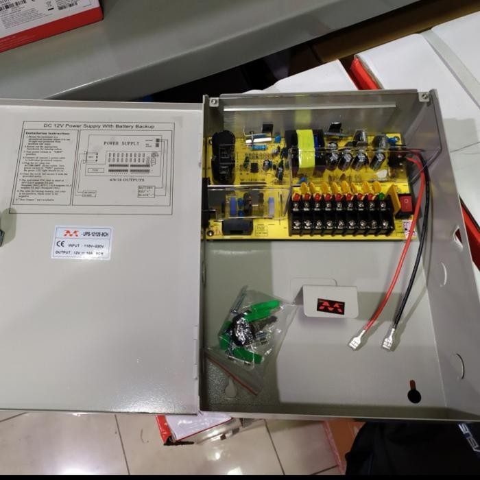 

Power Suplay UPS 12V 10A-Power Back Up CCTV Dll