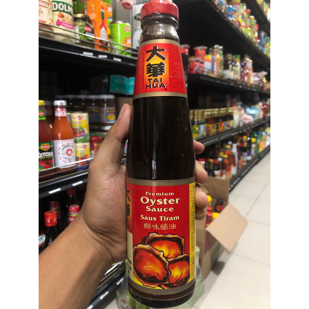 

Tai Hua Oyster Sauce Premium 430ml 500gr Saus Tiram Premium