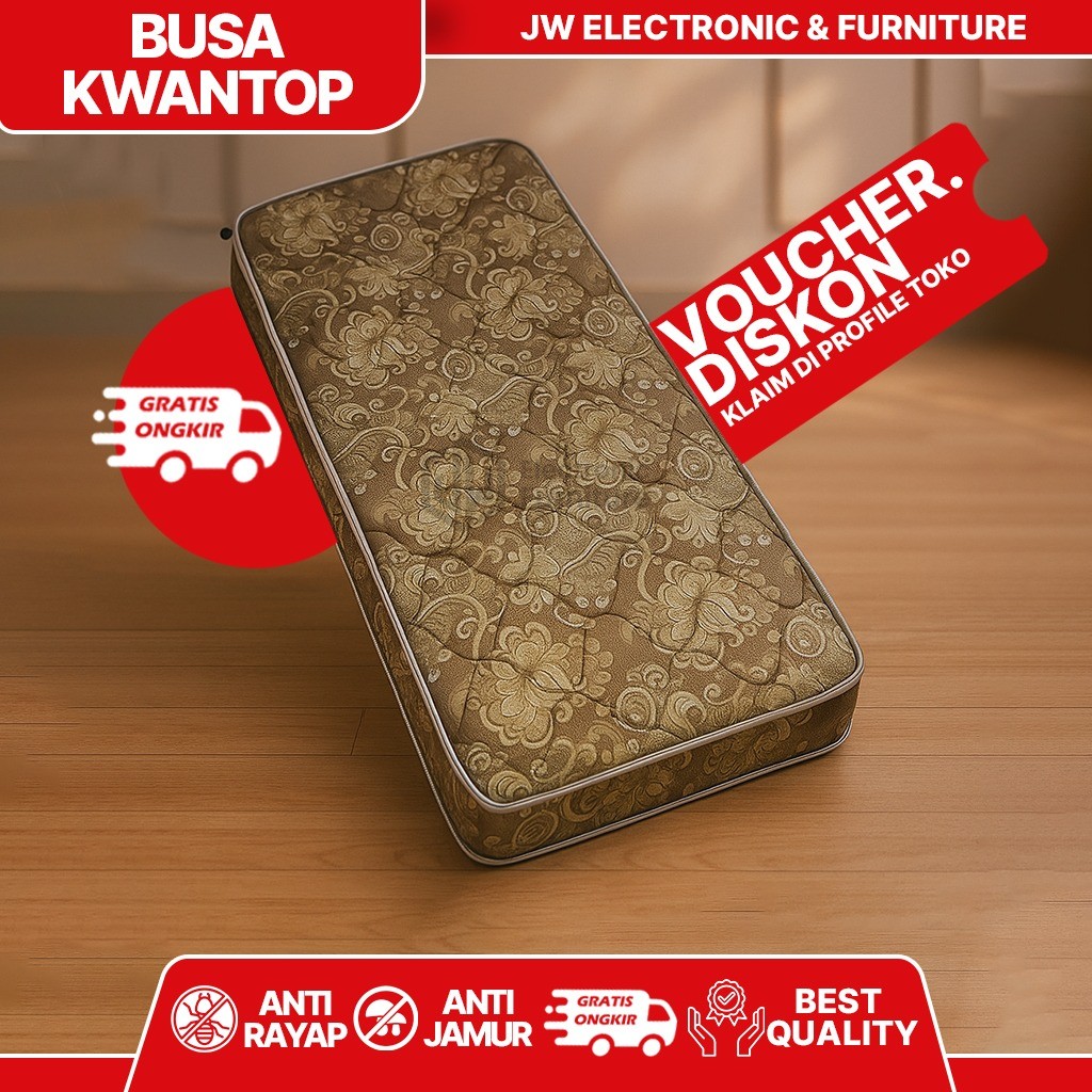 JW - Kasur Busa Victory / Busa Ekonomis / Busa 90*193*13 cm / Busa Kain Springbed
