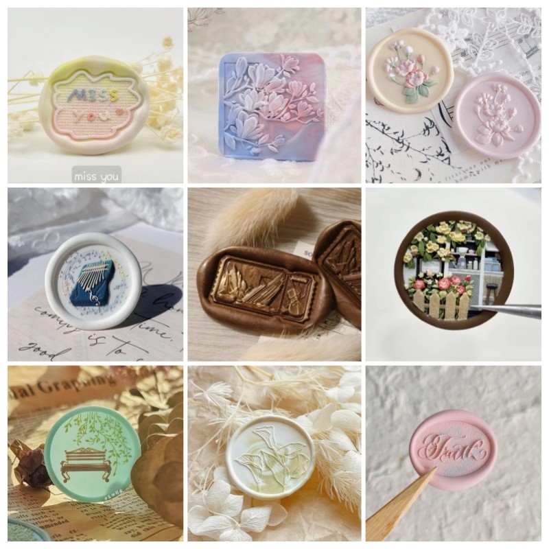 

Diy Fire Seal Stamp Iceberg Wreck Carving Cute Fairy Coffee Shop Seal Head Special Brass Head Gift Invitation Envelope Sealing